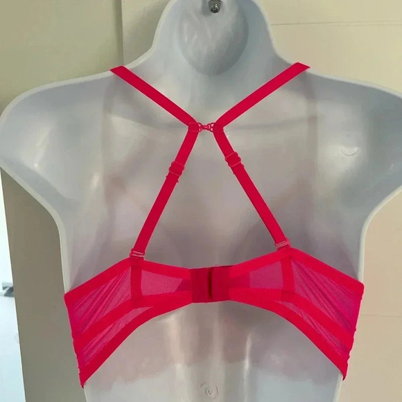 La SENZA/ Beyond Sexy/ Classic  plunge/ Neon pink/ Size 34B - Picture 4 of 10